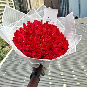 60 Roses Bouquet, flower delivery Nairobi by Upendo Blooms