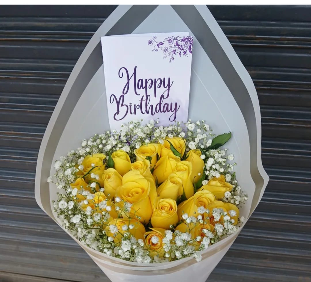Birthday Bouquet, KSh 1,800 (Bright Mixed), flower delivery Nairobi by Upendo Blooms