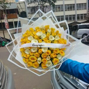 Congratulations Bouquet, KSh 4,700, flower delivery Nairobi by Upendo Blooms