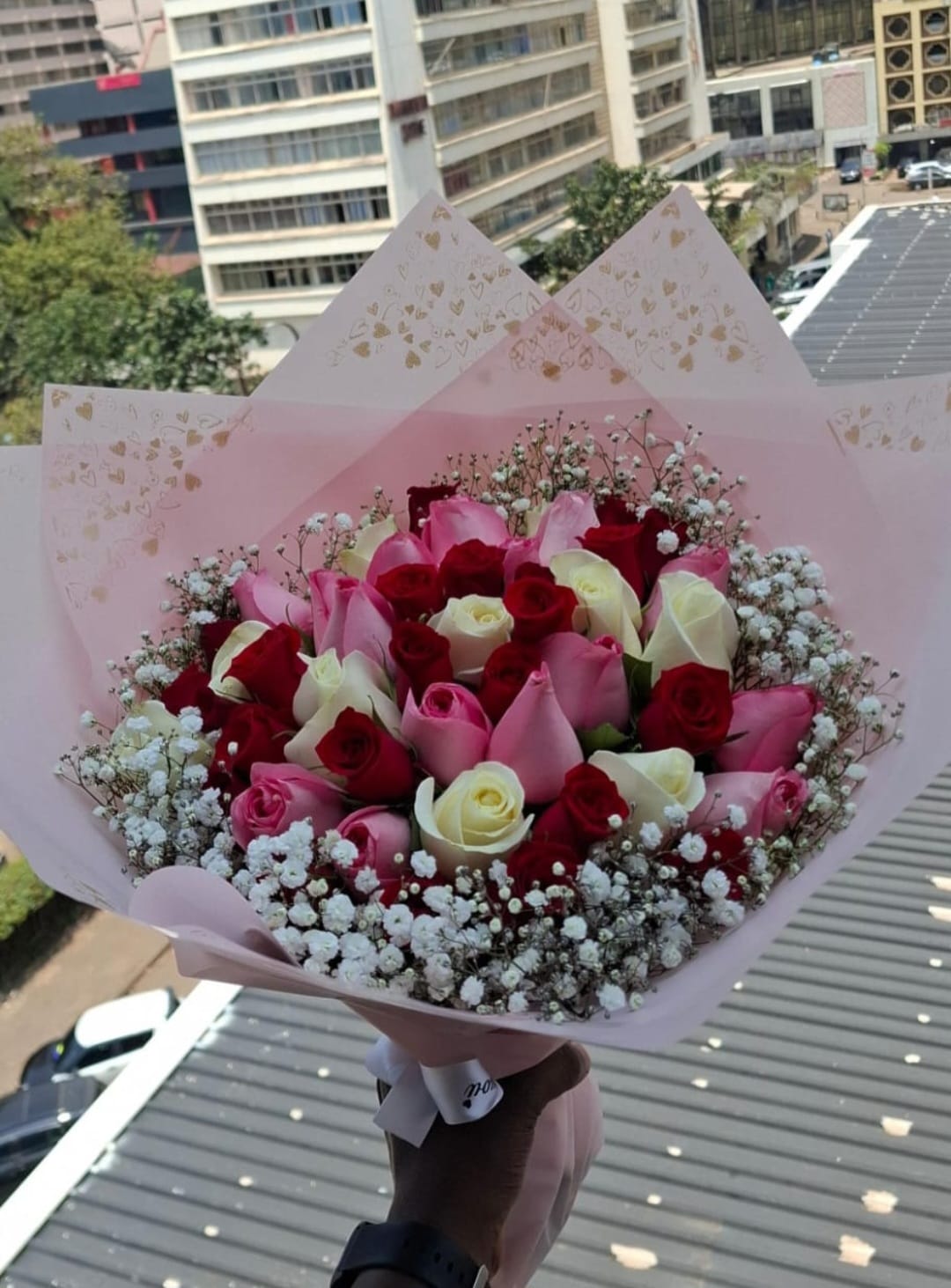 Forever Bouquet, flower delivery Nairobi by Upendo Blooms