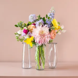 Glass Vase, Add to Any Bouquet, flower delivery Nairobi by Upendo Blooms