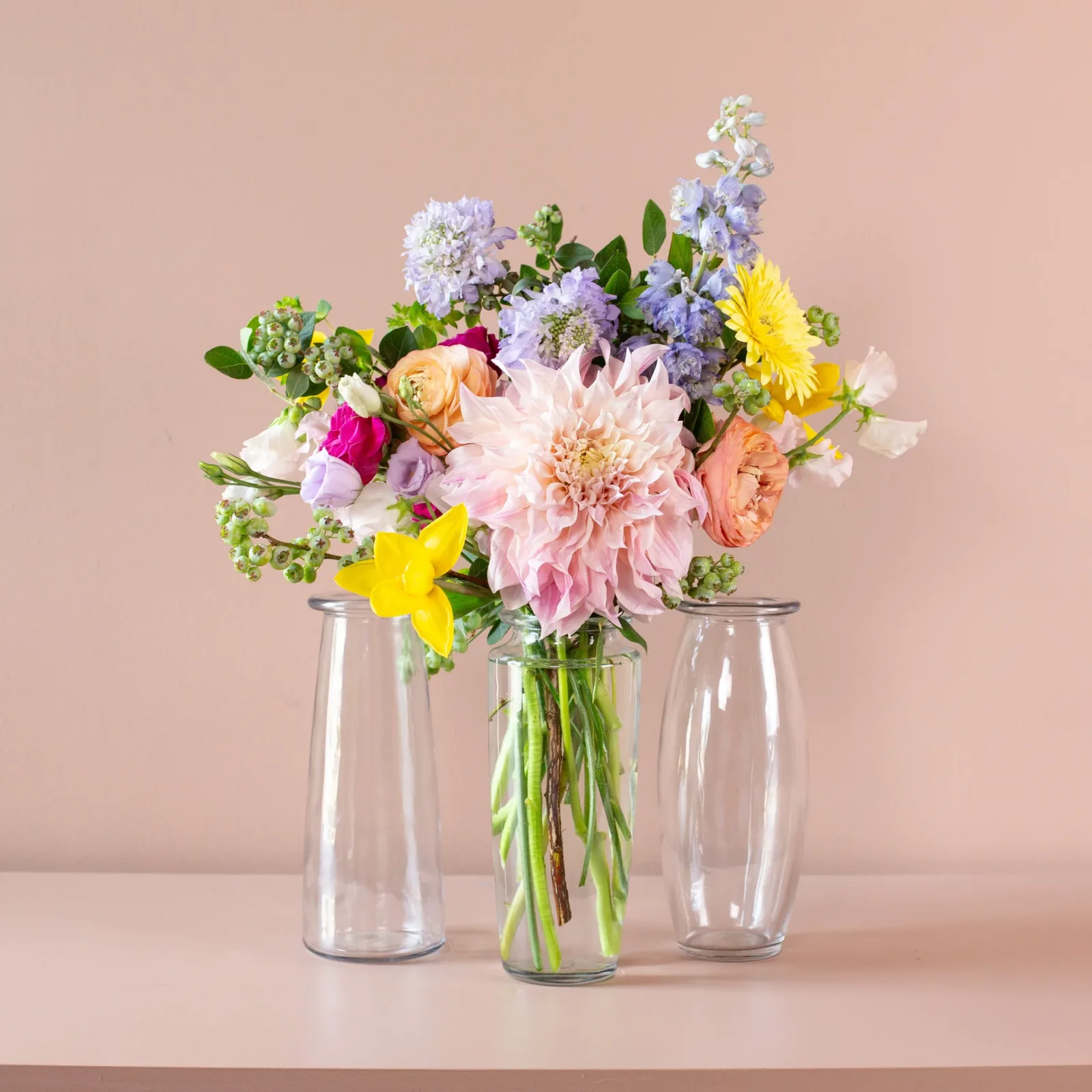 Glass Vase, Add to Any Bouquet, flower delivery Nairobi by Upendo Blooms