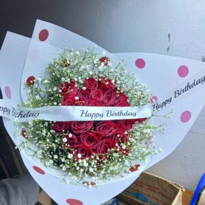 Happy Birthday Bouquet, Mixed Blooms, flower delivery Nairobi by Upendo Blooms