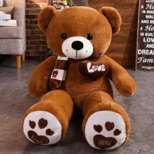 Plush Teddy Bear, Large 60cm, flower delivery Nairobi by Upendo Blooms
