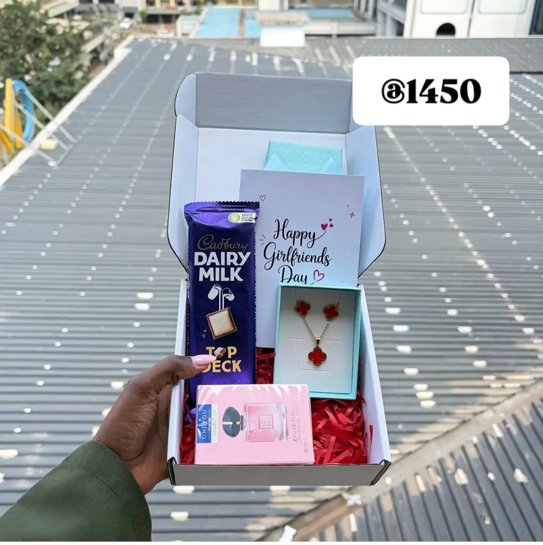 Sends To Her Gift Set, Blooms and Treats, flower delivery Nairobi by Upendo Blooms