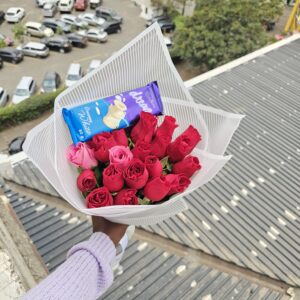 Thoughtful Bouquet, Soft Seasonal Blooms, flower delivery Nairobi by Upendo Blooms