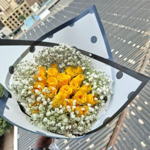 Yellow Roses Bouquet, flower delivery Nairobi by Upendo Blooms